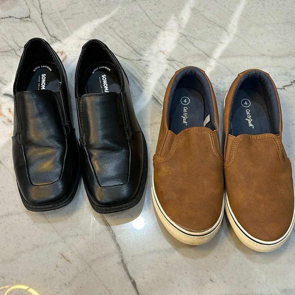 💙 2 PAIR Boys Dress Shoes 💙